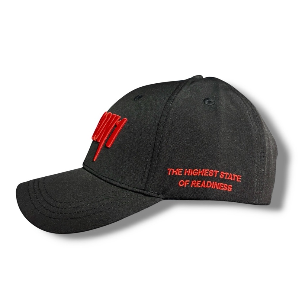 REDCON1 Black & Red 3D Puff Embroidered Snapback - Picture 4 of 7